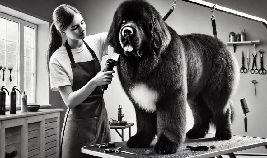 Can you at least give a Newfoundland dog a haircut